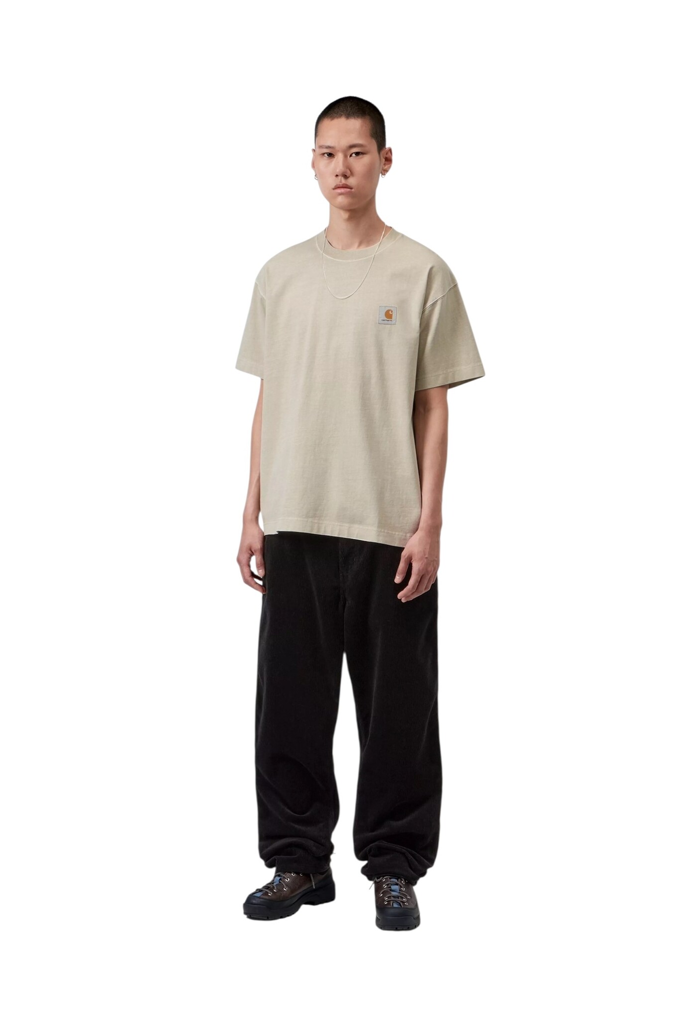 Carhartt WIP S/S Vista T-Shirt - Fleur De Sel (Garment Dyed)