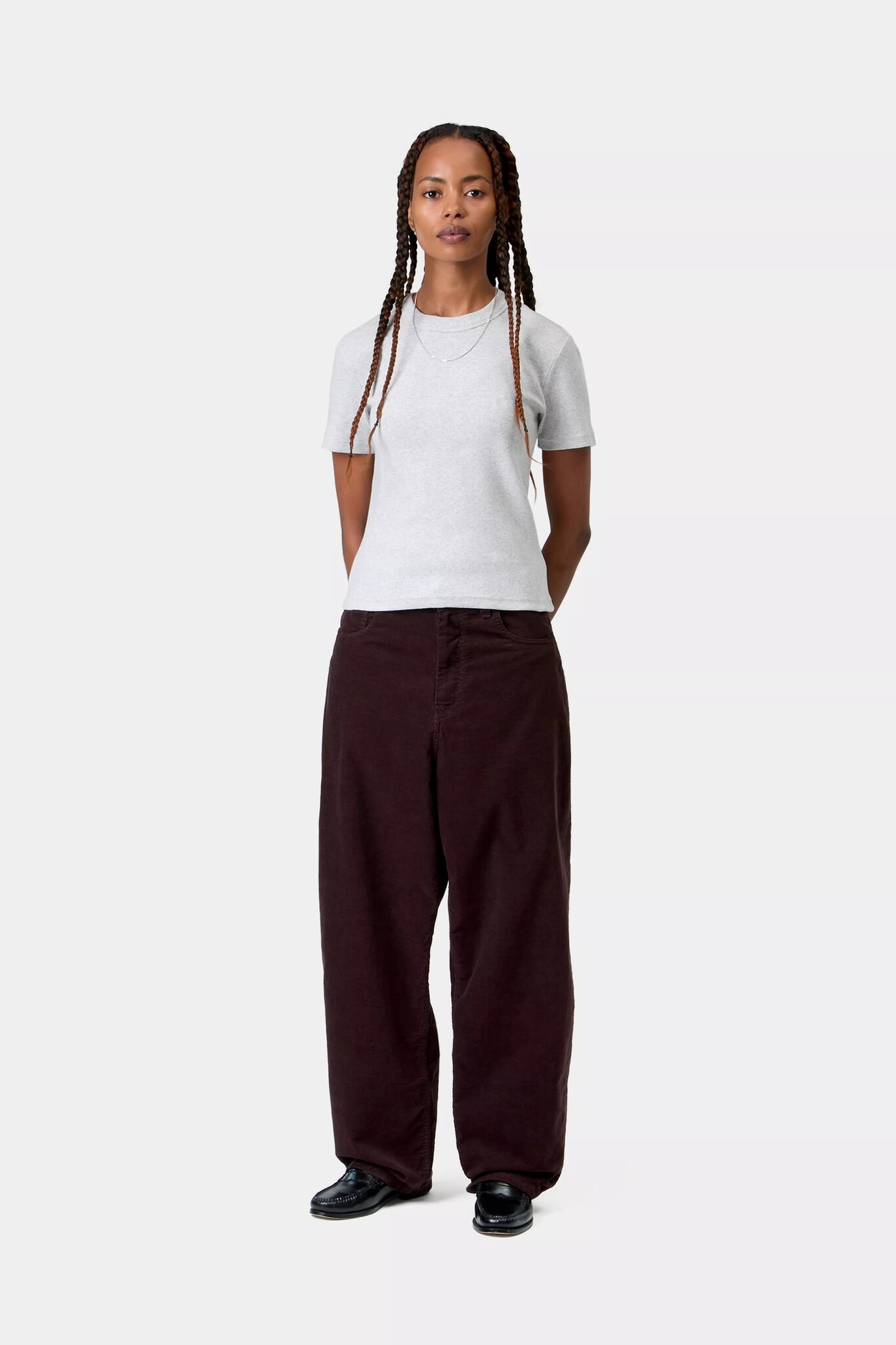 Carhartt WIP W' S/S Philipa T-shirt - Ash Heather