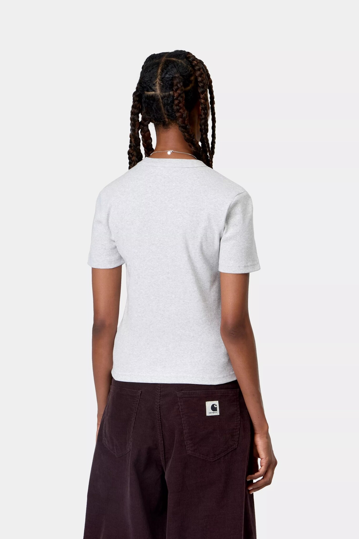 Carhartt WIP W' S/S Philipa T-shirt - Ash Heather