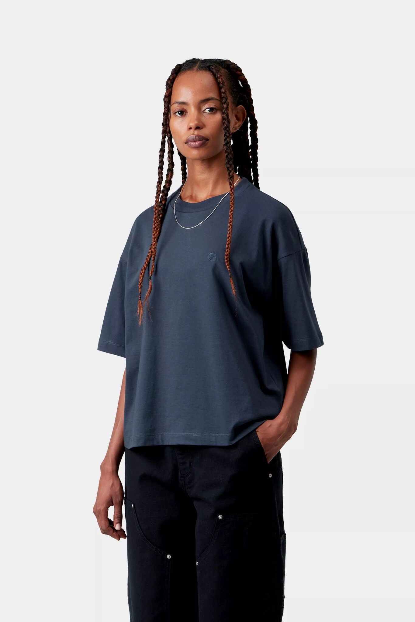 Carhartt WIP W' S/S Chester T-shirt - Blue