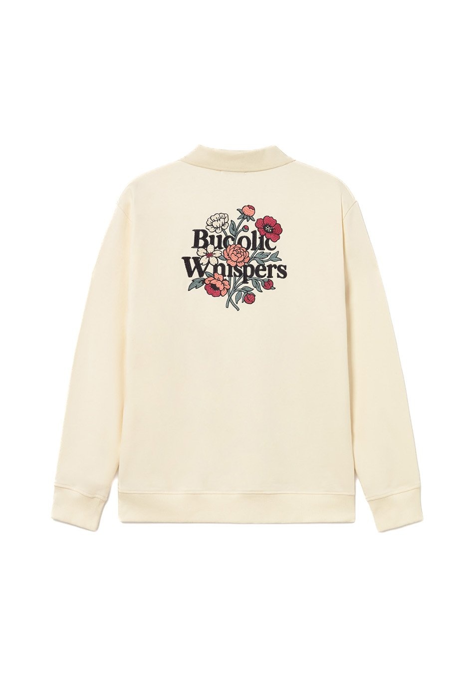 Kaotiko Crew Zipper Bucolic Whispers - Ivory