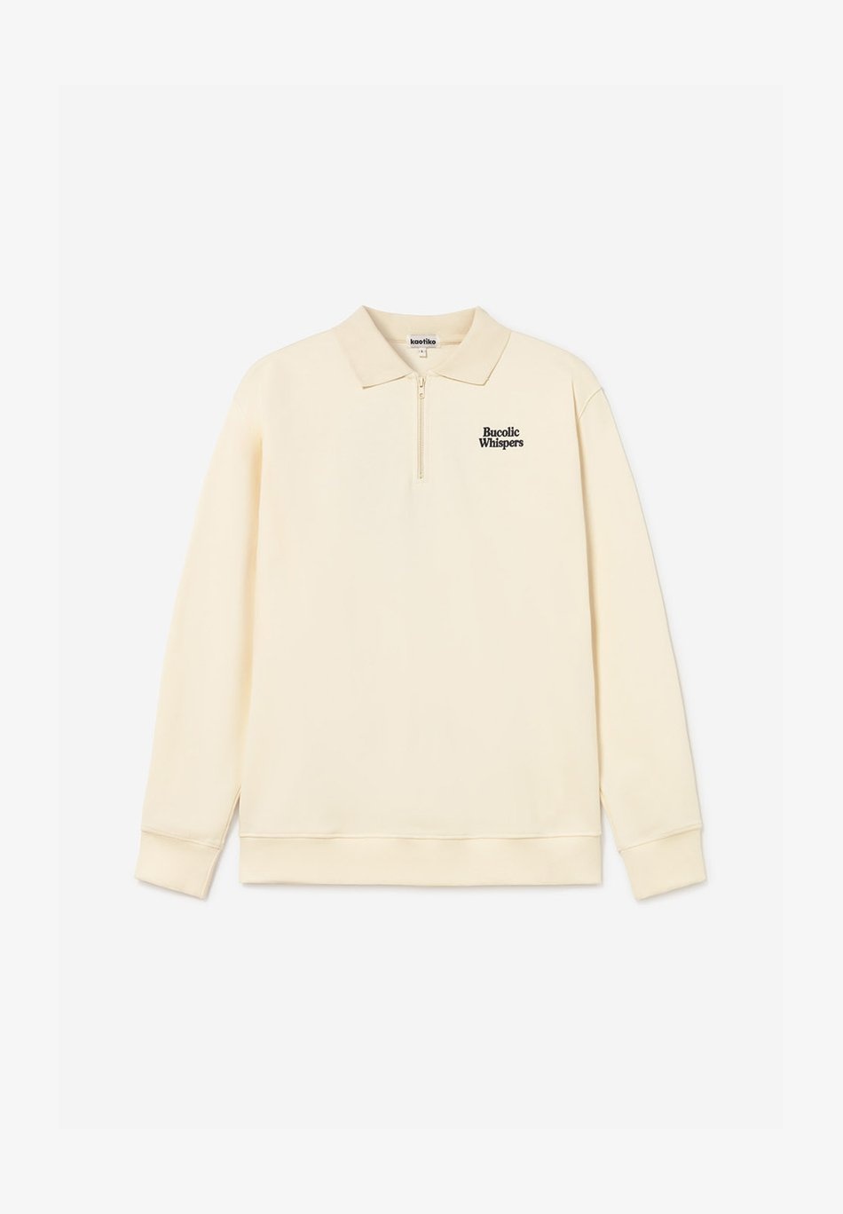 Kaotiko Crew Zipper Bucolic Whispers - Ivory