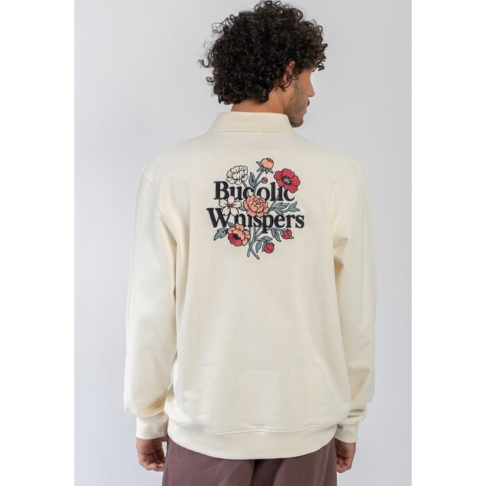 Kaotiko Crew Zipper Bucolic Whispers - Ivory