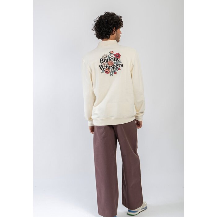 Kaotiko Crew Zipper Bucolic Whispers - Ivory