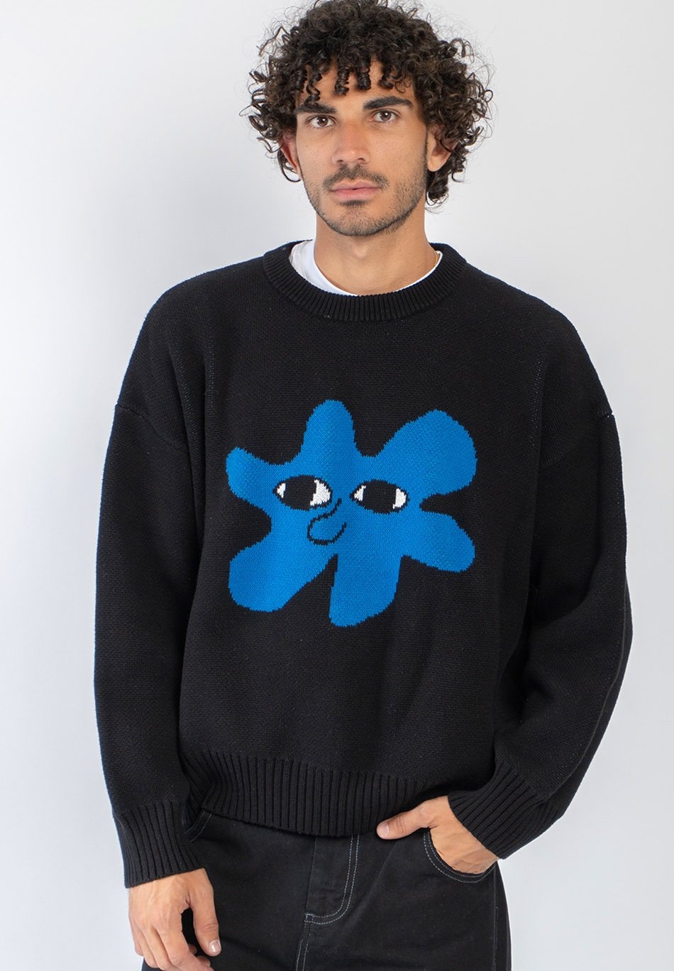 Kaotiko Breeze Club Sweater - Black