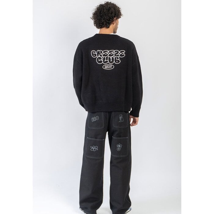 Kaotiko Breeze Club Sweater - Black