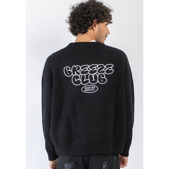 Kaotiko Breeze Club Sweater - Black