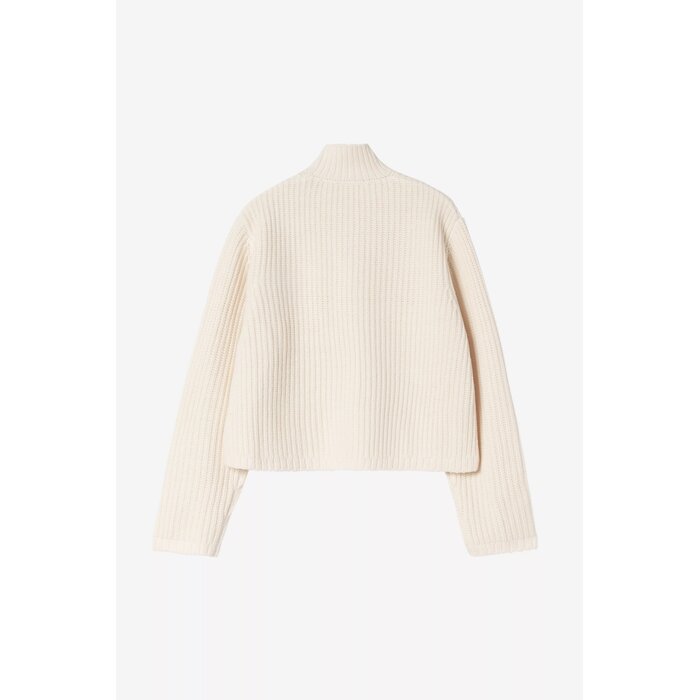 Carhartt WIP W' Detroit Half Zip Sweater - Natural