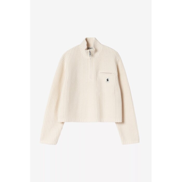 Carhartt WIP W' Detroit Half Zip Sweater - Natural