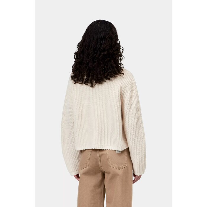 Carhartt WIP W' Detroit Half Zip Sweater - Natural