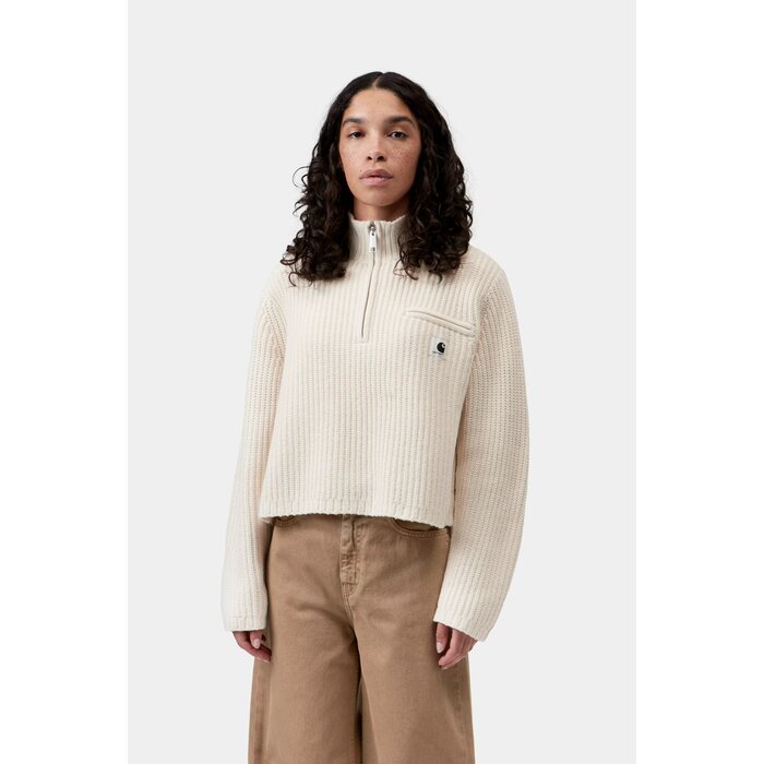 Carhartt WIP W' Detroit Half Zip Sweater - Natural