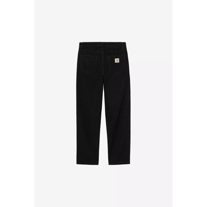 Carhartt WIP Aaron Pant - Corduroy Black (Burst Washed)