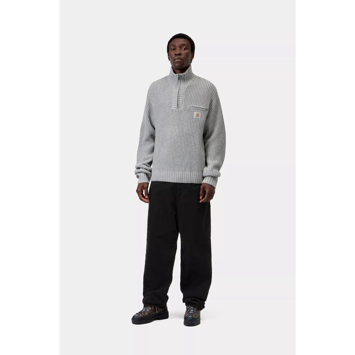 Carhartt WIP Aaron Pant - Corduroy Black (Burst Washed)