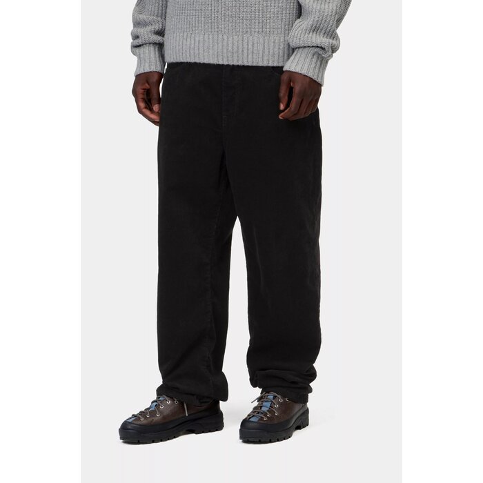 Carhartt WIP Aaron Pant - Corduroy Black (Burst Washed)