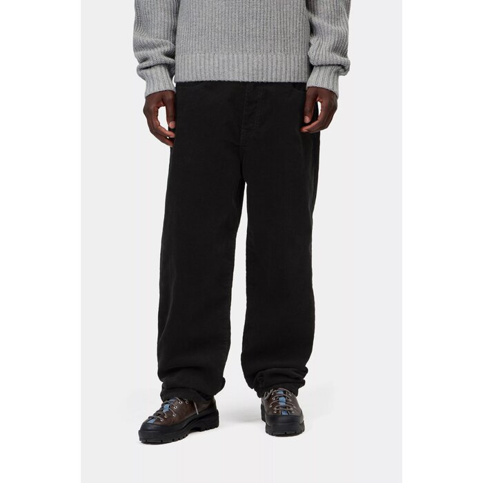 Carhartt WIP Aaron Pant - Corduroy Black (Burst Washed)