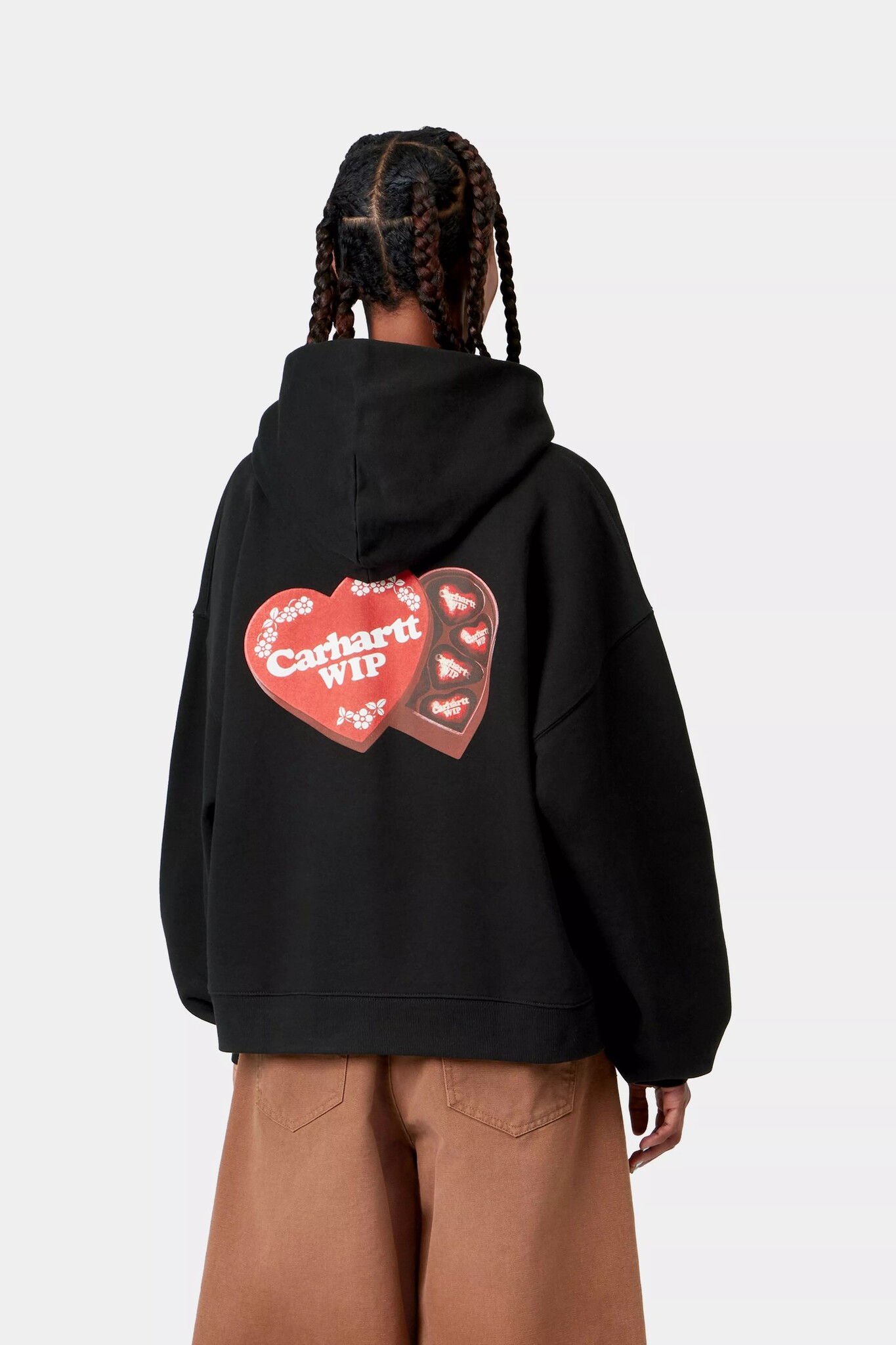 Carhartt WIP W' Hooded Hartt Case - Black
