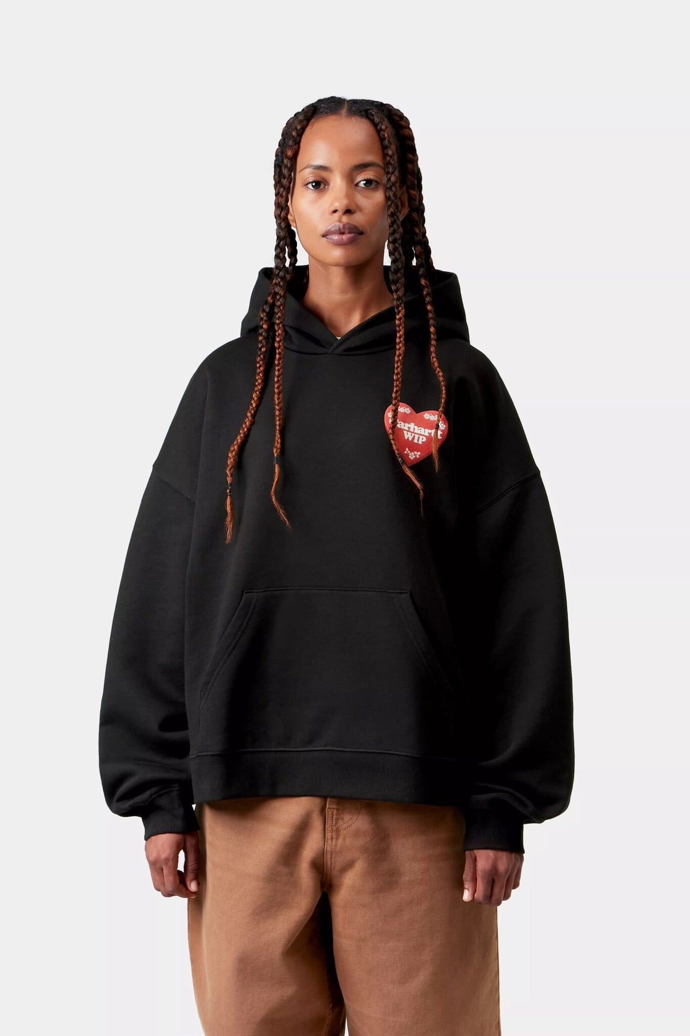 Carhartt WIP W' Hooded Hartt Case - Black