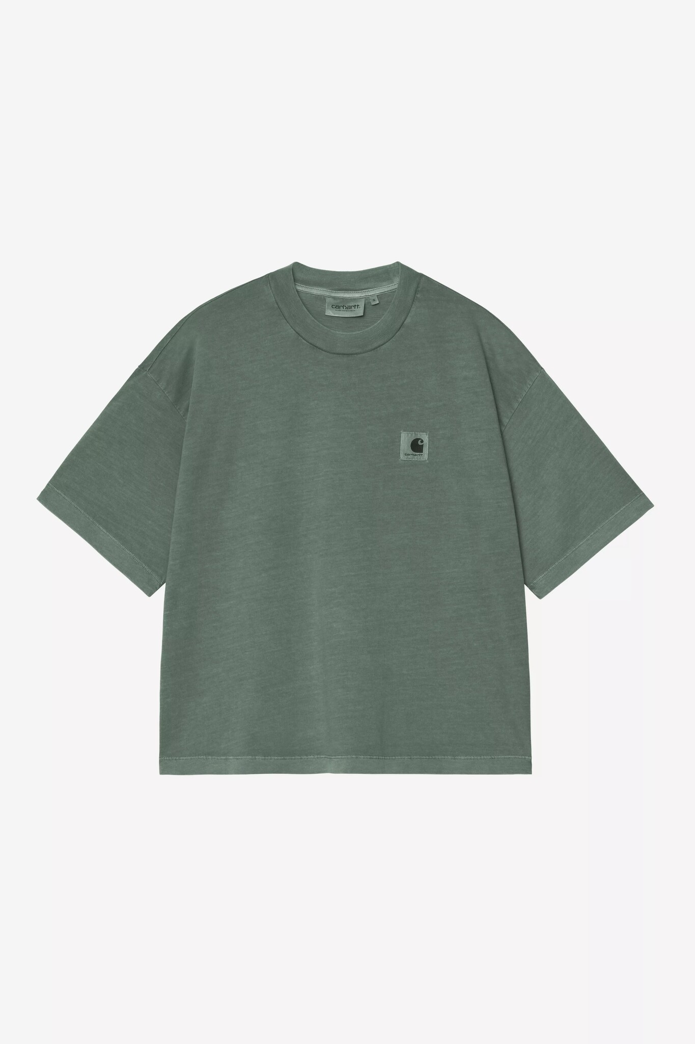 Carhartt WIP W' S/S Nelson T-Shirt - Dark Scarab (Garment Dyed)