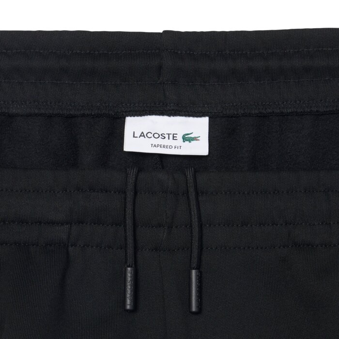 Lacoste Pantalon de Survêtement Molleton Tapered Fit - Noir