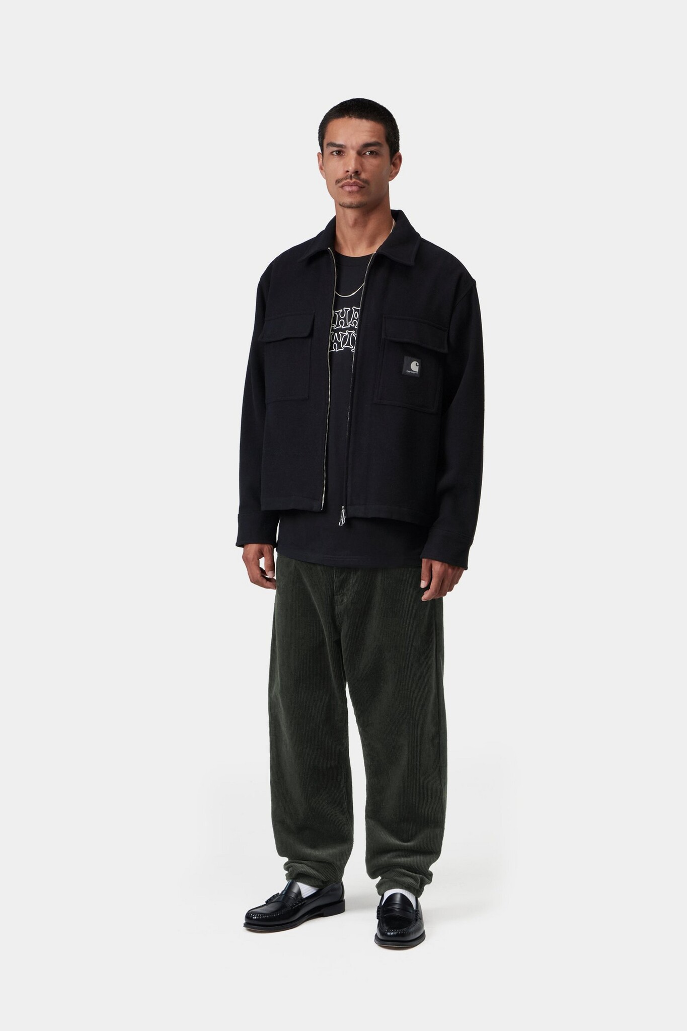 Carhartt WIP Newel Pant - Raven(rinsed)