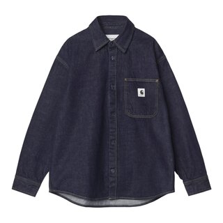 Carhartt WIP W' L/S Marly Shirt Jkt - Blue Heavy Stone Wash