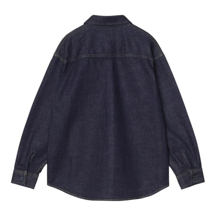 Carhartt WIP W' L/S Marly Shirt Jkt - Blue Heavy Stone Wash