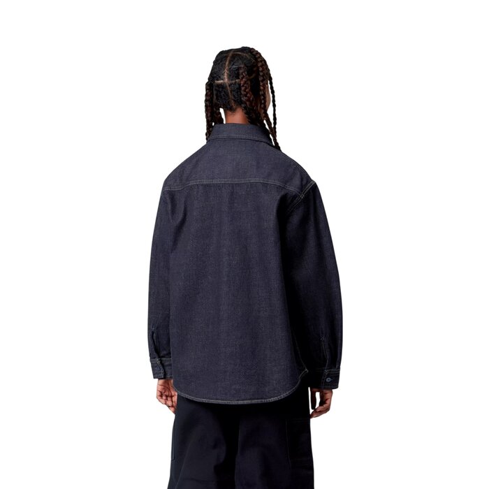Carhartt WIP W' L/S Marly Shirt Jkt - Blue Heavy Stone Wash