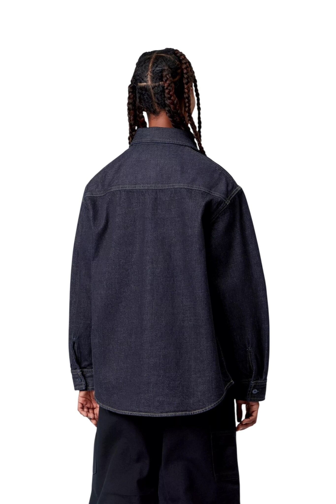 Carhartt WIP W' L/S Marly Shirt Jkt - Blue Heavy Stone Wash