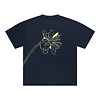 Outline Flower T-shirt - Blue