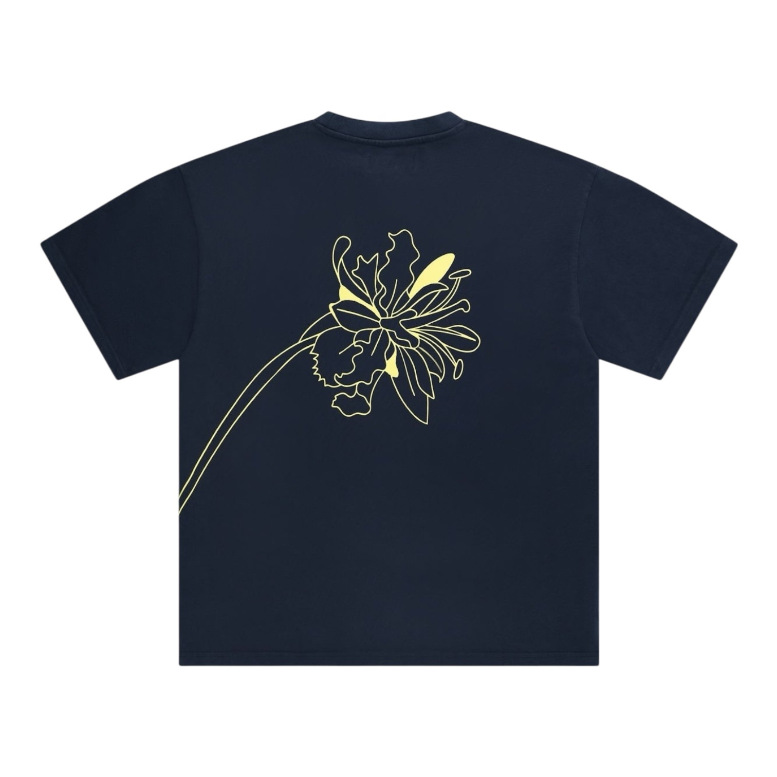 Arbor Antwerp Outline Flower T-shirt - Blue