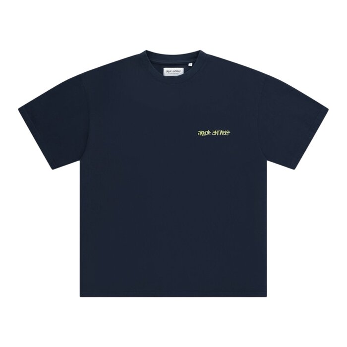 Arbor Antwerp Outline Flower T-shirt - Blue