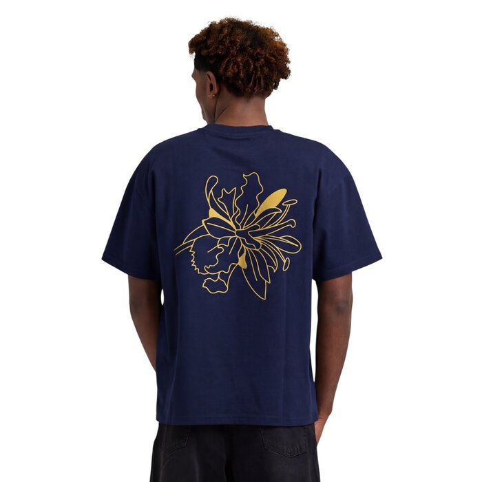 Arbor Antwerp Outline Flower T-shirt - Blue