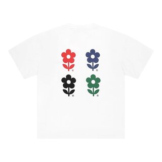 Arbor Antwerp Four Flower T-shirt - White
