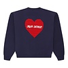 Heartwork Crewneck - Blue