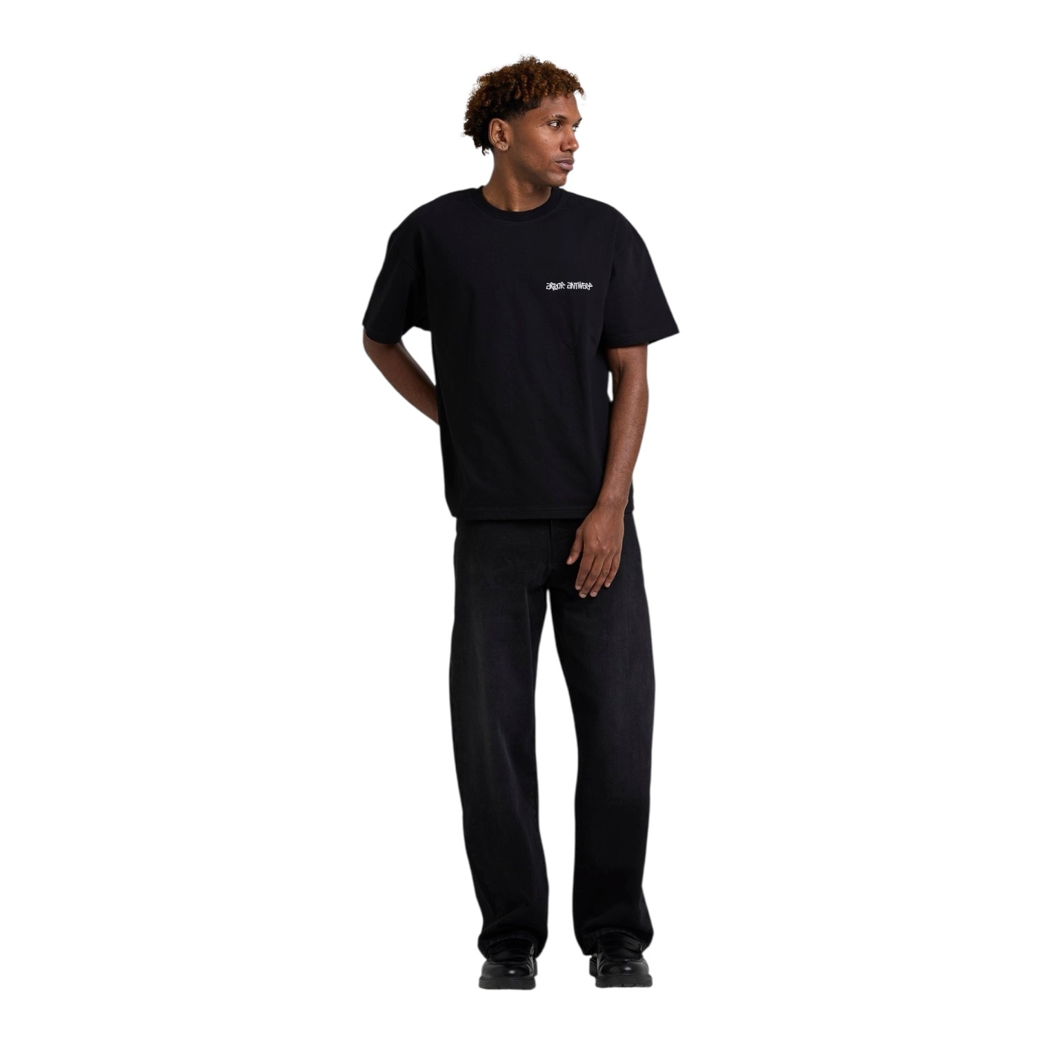 Arbor Antwerp Pixel Flower T-shirt - Black