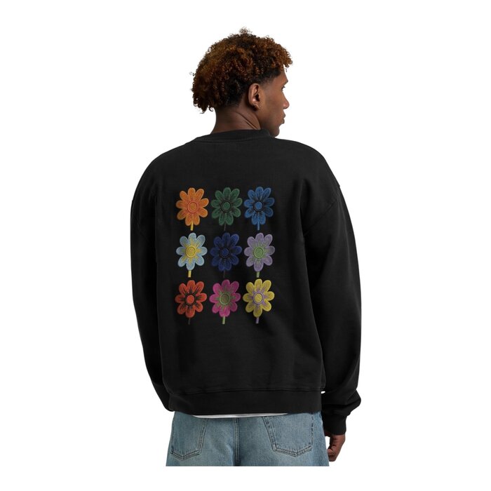 Arbor Antwerp Nine Flowers Crewneck - Black