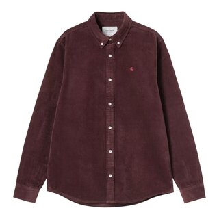 Carhartt WIP L/S Madison Cord Shirt - Amarone