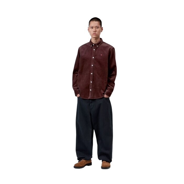 Carhartt WIP L/S Madison Cord Shirt - Amarone