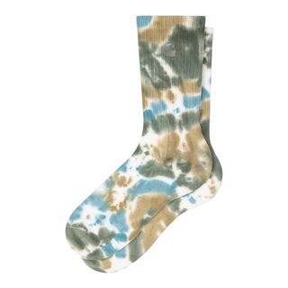 Carhartt WIP Cusco Socks - Leather/Tourmaline/Dollar Green