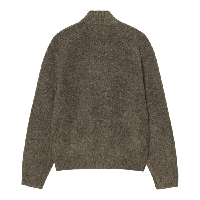 Carhartt WIP Curtis Sweater Jacket - Tangled Shungite