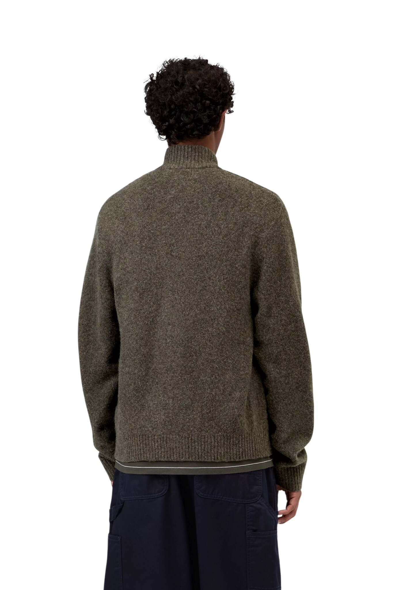 Carhartt WIP Curtis Sweater Jacket - Tangled Shungite