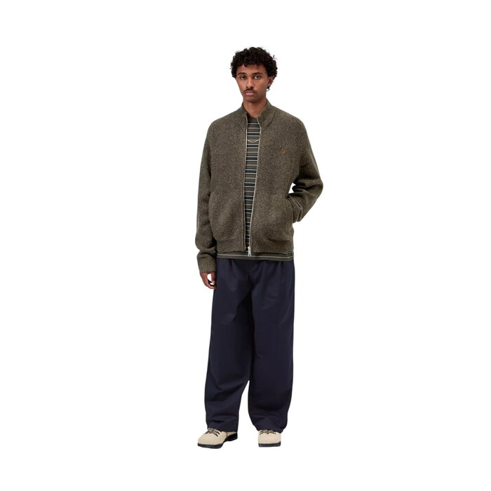 Carhartt WIP Curtis Sweater Jacket - Tangled Shungite