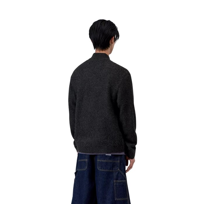 Carhartt WIP Curtis Sweater Jacket - Tangled Black