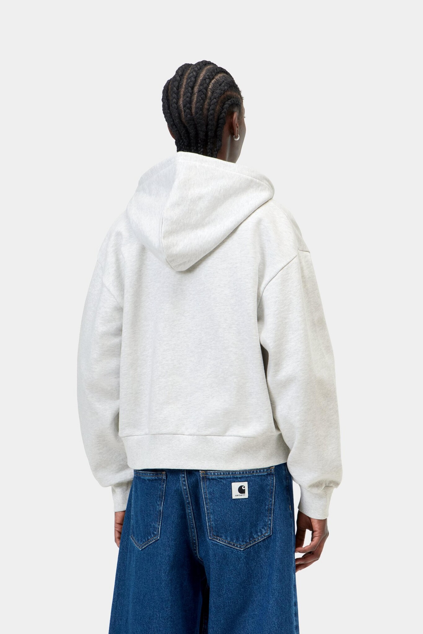 Carhartt WIP W' Hooded Casey Jacket - Ash Heather/Silver