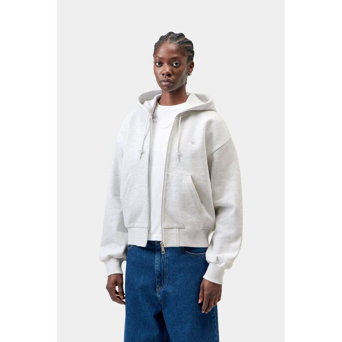 Carhartt WIP W' Hooded Casey Jacket - Ash Heather/Silver