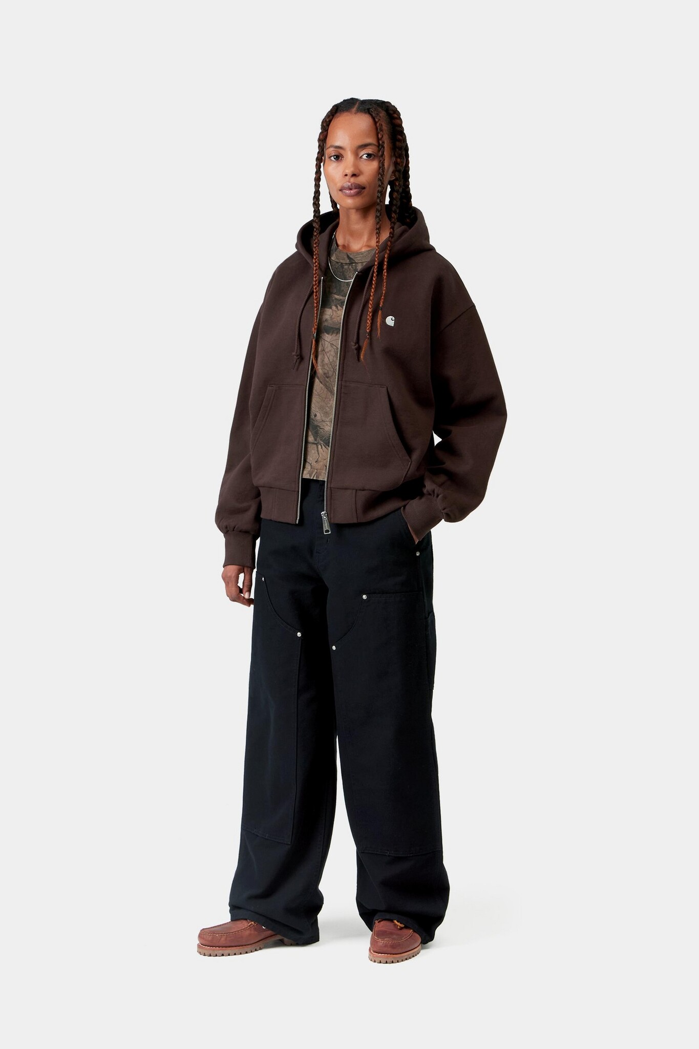 Carhartt WIP W' Hooded Casey Jacket - Palisander/Silver