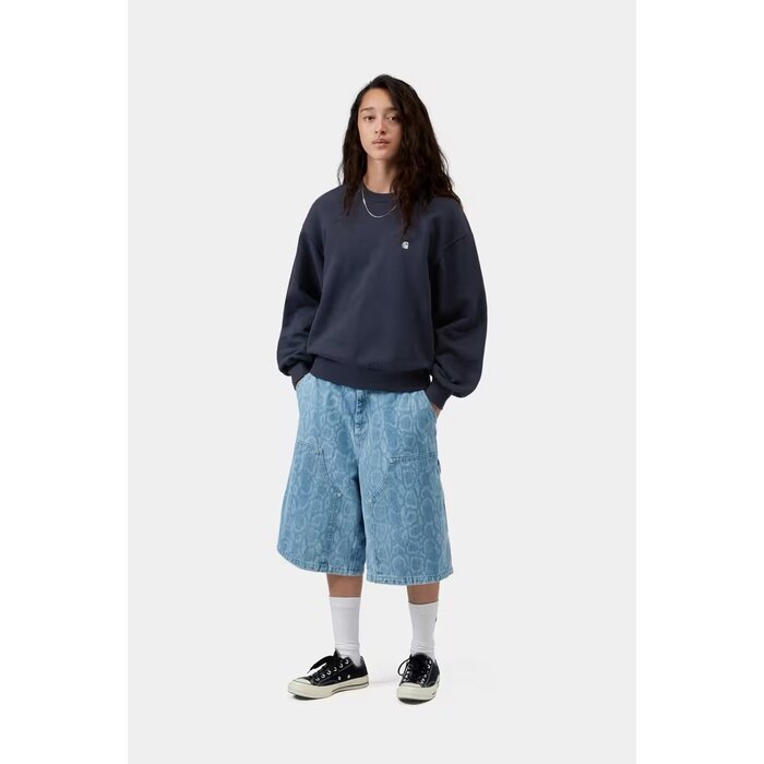 Carhartt WIP W' Casey Sweatshirt - Dark Navy/Silver