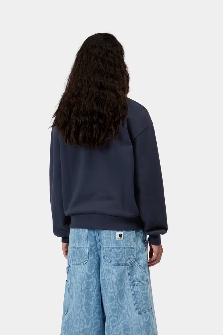Carhartt WIP W' Casey Sweatshirt - Dark Navy/Silver