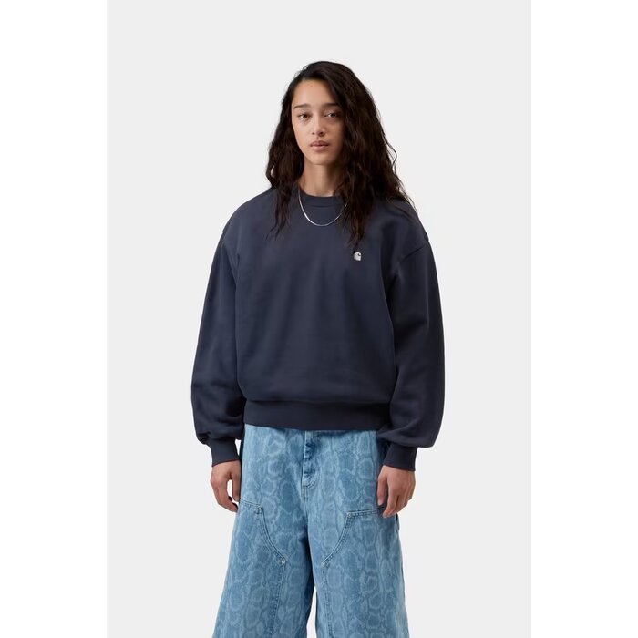 Carhartt WIP W' Casey Sweatshirt - Dark Navy/Silver