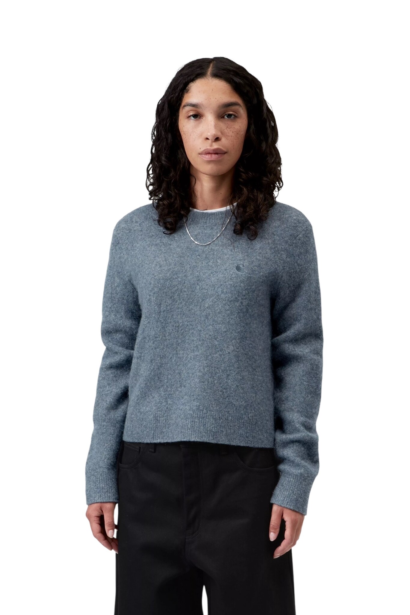 Carhartt WIP W' Curtis Sweater - Tangled Shady Blue